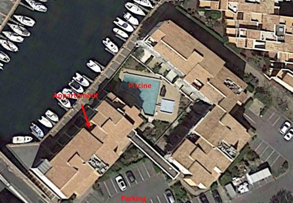 Cap'Nomad Studio Cote Mer - Balcon - Piscine - Parking Agde Buitenkant foto